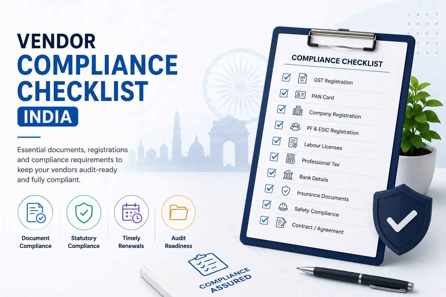 Vendor Compliance Checklist India: Complete Guide for Suppliers and Contractors