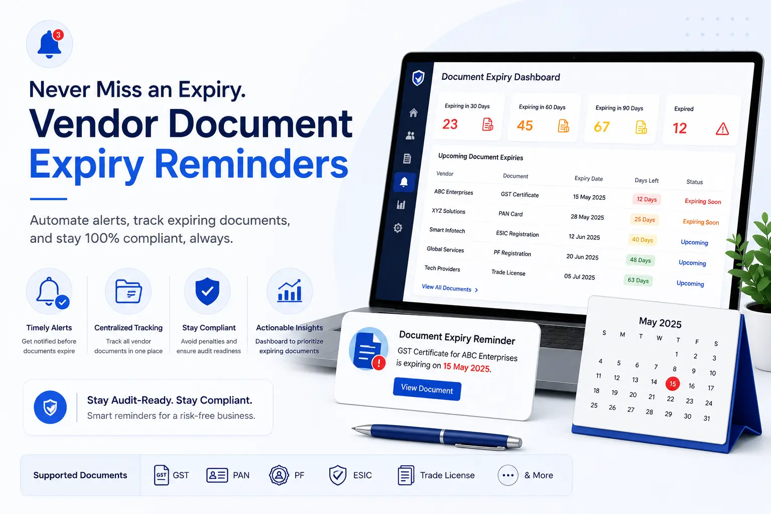 Vendor Document Expiry Reminder: Complete Guide to Preventing Missed Renewals