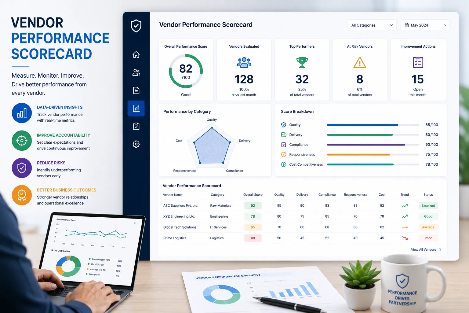 Vendor Performance Scorecard: KPIs, Scoring, Examples and Best Practices (2026)