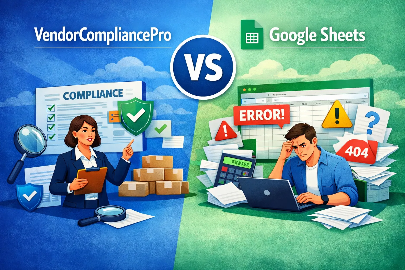 VendorCompliancePro vs Google Sheets: Which Is Better for Vendor Compliance?